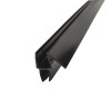 Уплотнитель ПРЕМИУМ нижний черный 2.2 м под стекло 6 мм FDPP-406.6