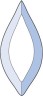 Бевелс AV132 дизайнерский 40 х 90 мм
