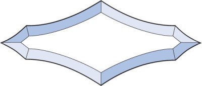 Бевелс AV46 дизайнерский 235 х 100 мм