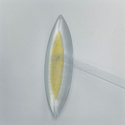 Бевелс AV107 дихроичный 42 х 142 мм, желтый мороз