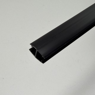 Уплотнитель H-образный для стекла 8 мм черный 2.5 м, FDPP-160.8 PVC/BL