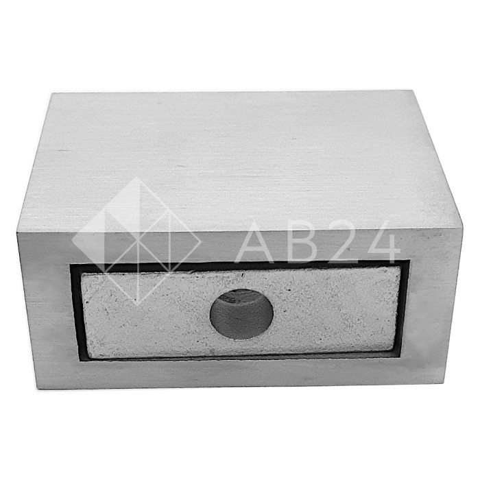 Крепление FDC-30 трубы 30х10 к стене, нержавейка/матовый