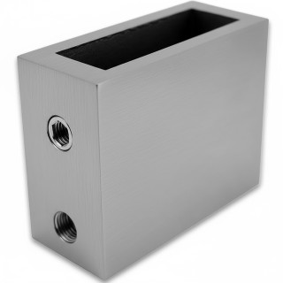 Крепление FDC-30 трубы 30х10 к стене, нержавейка/матовый