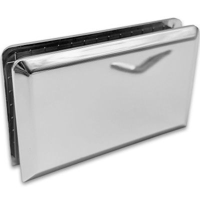 Коннектор Бета β FDK-20 стена-стекло 90°, цинк/хром