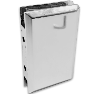 Коннектор Бета β FDK-20 стена-стекло 90°, цинк/хром