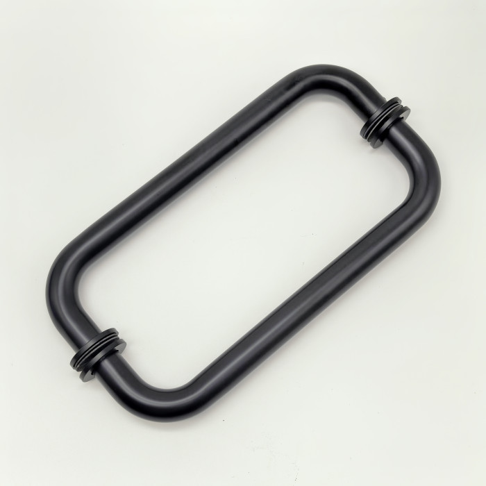 Ручка полотенцесушитель FDR-80, 19х220х1.0 мм, нержавейка/черный