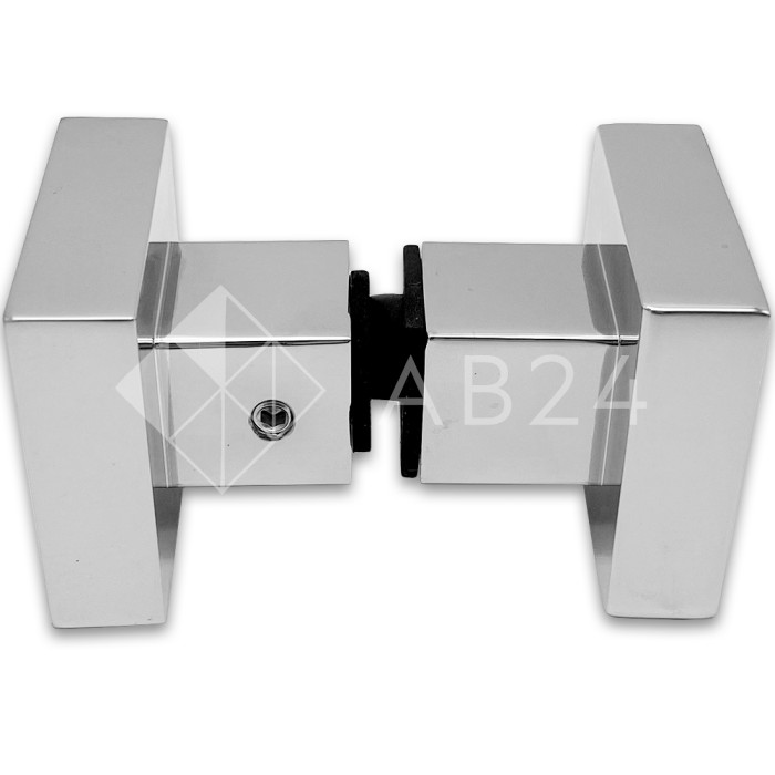 Ручка кноб FDR-31 квадратная, алюминий/хром