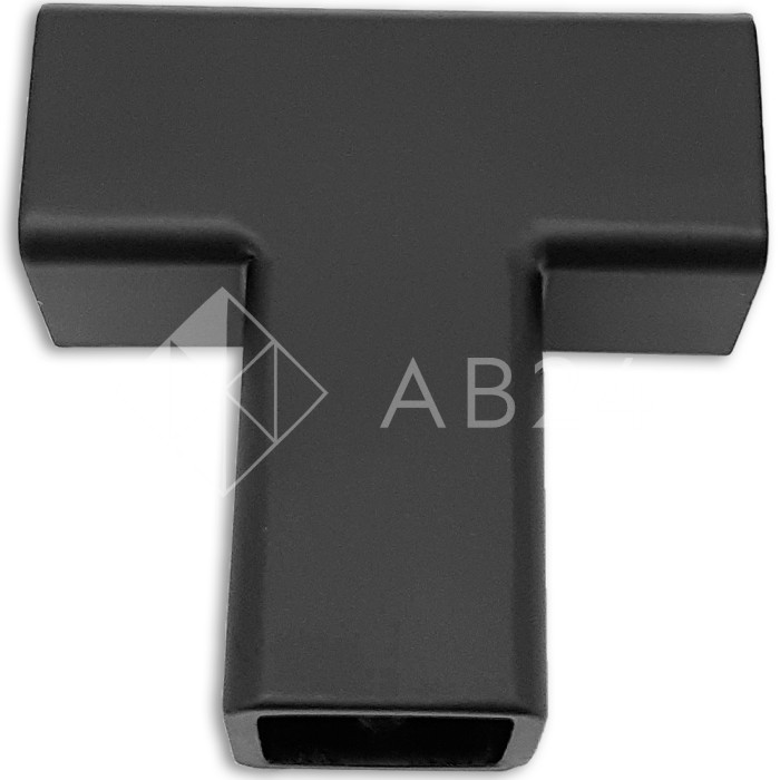 Соединитель FDC-63 трубы 15х15 Т-образный, нержавейка/черный