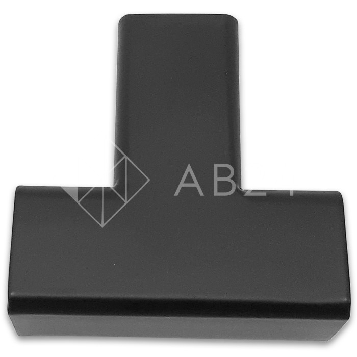 Соединитель FDC-63 трубы 15х15 Т-образный, нержавейка/черный