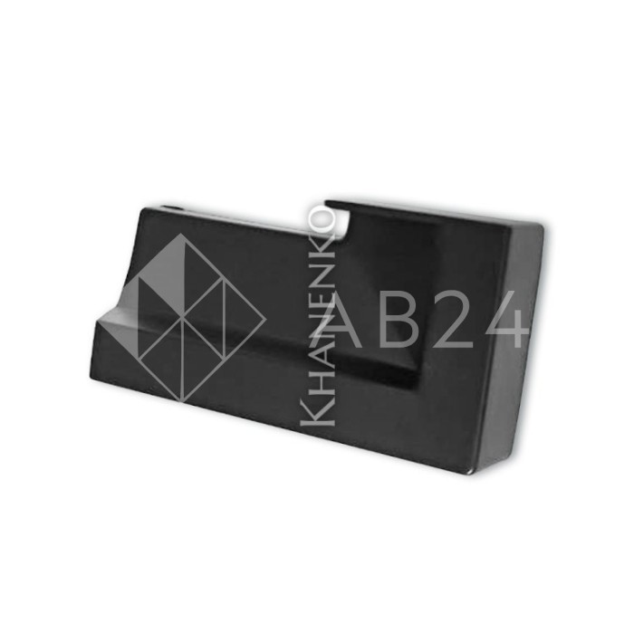 Заглушка торцевая FDPA-430R Правая для порога, ПВХ/черный