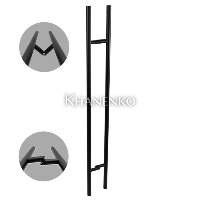 Ручка FKR-210 для стеклянной двери 32x1020х1500х1 мм, нержавейка/черный