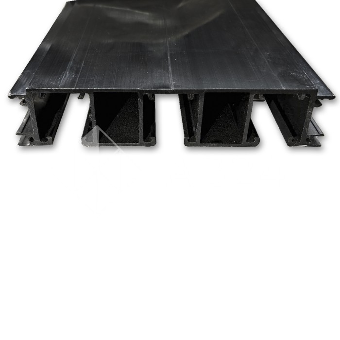 Трек FDS-183.6 для раздвижной системы FDS-18 для трех дверей длина 6 м, алюминий/черный