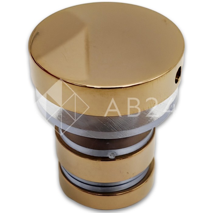 Крепление трека к стеклу FDS-32, нержавейка/розовое золото