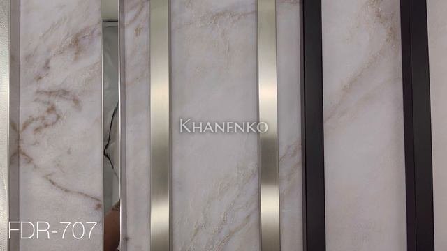 Ручка скоба FDR-707, 19х19х650х1.0 мм, нержавейка/черный