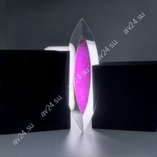 Бевелс AV107 дихроичный 42 х 142 мм, красная шиншилла