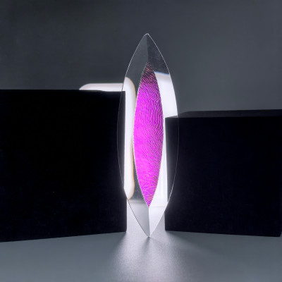 Бевелс AV107 дихроичный 42 х 142 мм, красная шиншилла