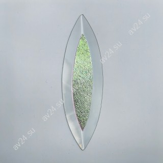 Бевелс AV107 дихроичный 42 х 142 мм, красная шиншилла