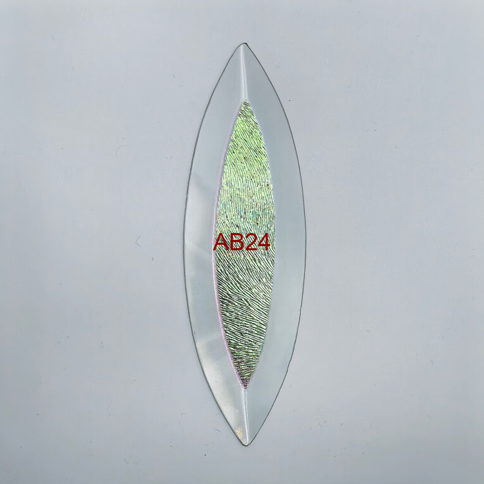 Бевелс AV107 дихроичный 42 х 142 мм, красная шиншилла