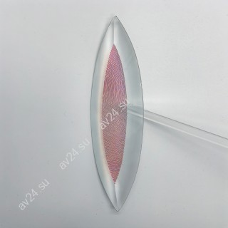 Бевелс AV107 дихроичный 42 х 142 мм, красная шиншилла