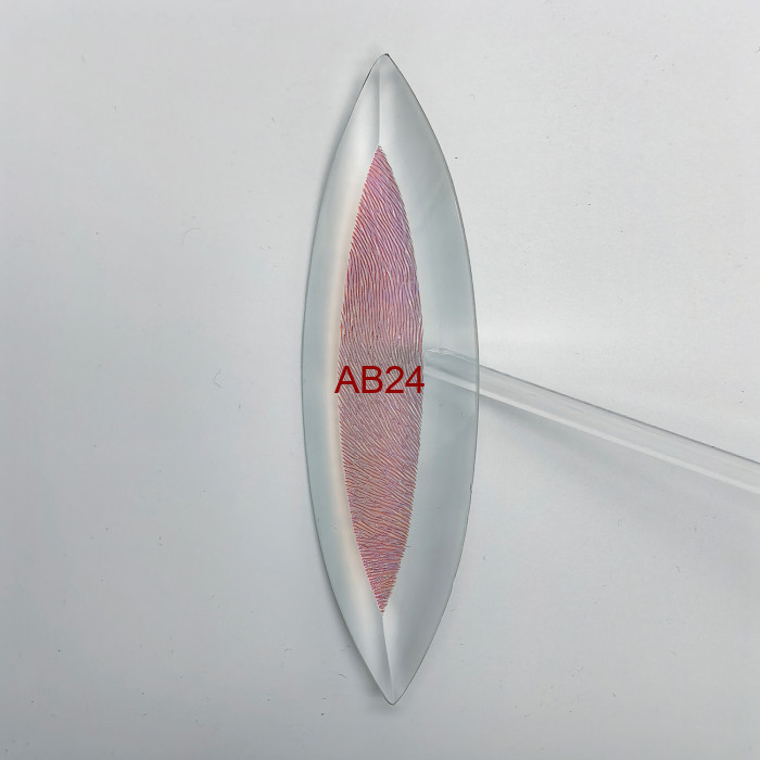 Бевелс AV107 дихроичный 42 х 142 мм, красная шиншилла