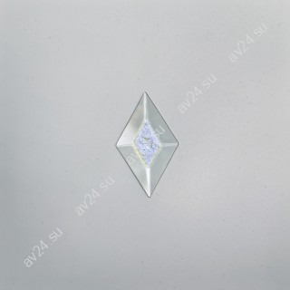 Бевелс AV131 дихроичный ромб 38 х 64 мм желтый мороз