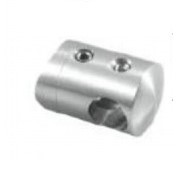 Держатель ригеля трубы FOP-38.44 ограждения O16-O38.1 мм, GRIT 600, нержавейка/полированный