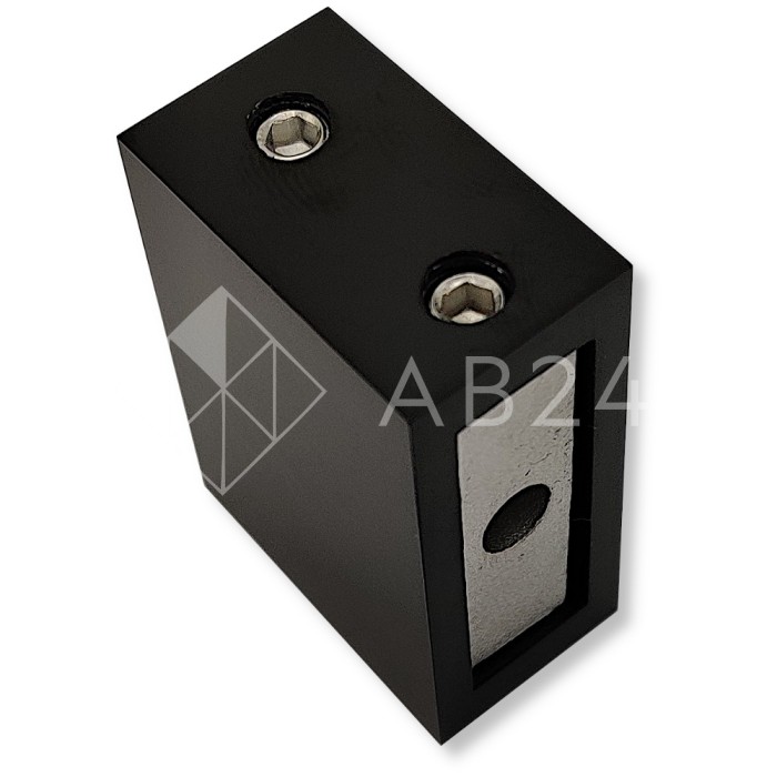 Крепление FDC-30 трубы 30х10 к стене, нержавейка/черный