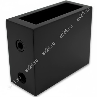 Крепление FDC-30 трубы 30х10 к стене, нержавейка/черный