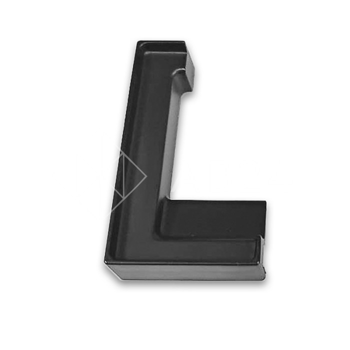 Заглушка угловая FDPA-431L Левая для порога, ПВХ/черный
