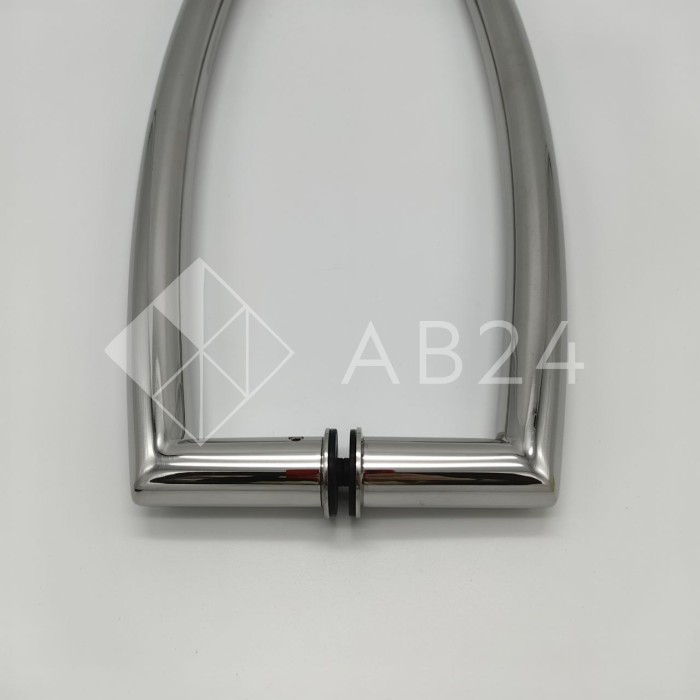 Ручка FKR-901 для стеклянной двери 25x400х425 мм, нержавейка/полированный