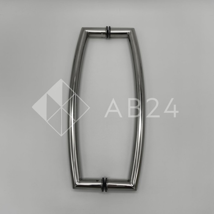 Ручка FKR-901 для стеклянной двери 25x400х425 мм, нержавейка/полированный