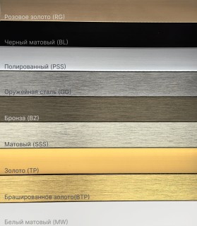 Образцы алюминиевого профиля (комплект 9 шт), FDPAA-003