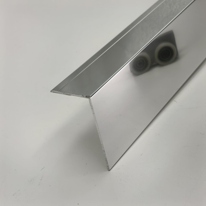 Раздвижная система FDS-113 с доводчиками, алюминий/полированный