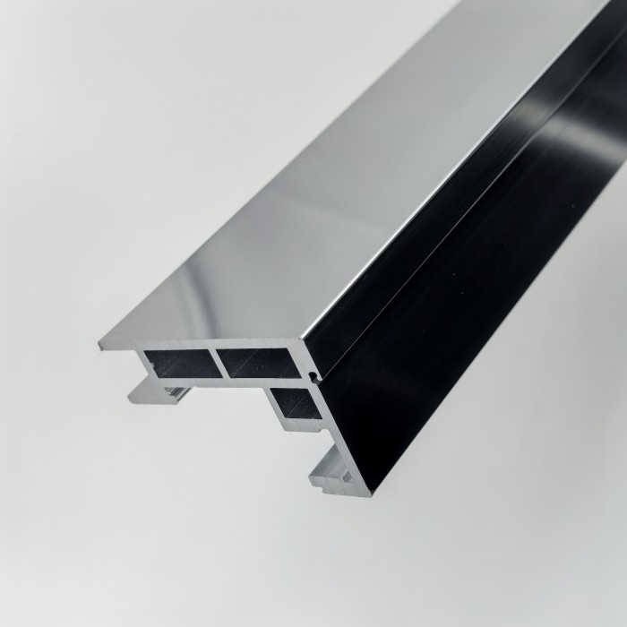 Раздвижная система FDS-113 с доводчиками, алюминий/полированный