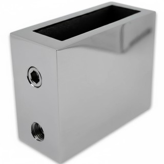 Крепление FDC-30 трубы 30х10 к стене, нержавейка/полированный