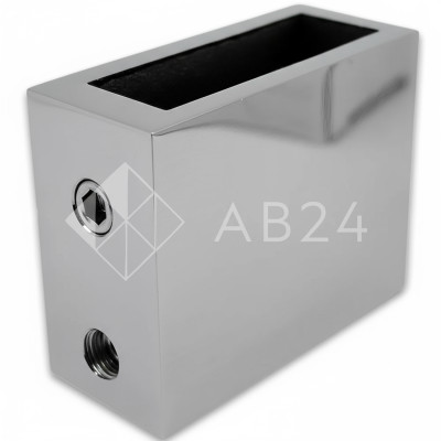 Крепление FDC-30 трубы 30х10 к стене, нержавейка/полированный