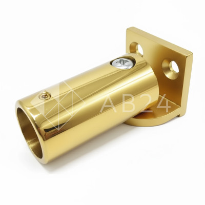 Крепление FDC-15 трубы 19 к стене 0°-180°, нержавейка/золото