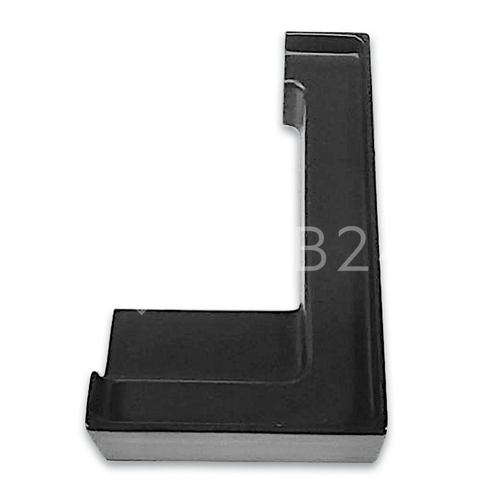 Заглушка угловая FDPA-431R Правая для порога, ПВХ/черный