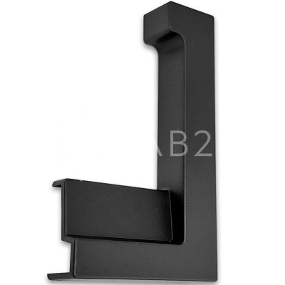 Заглушка угловая FDPA-431R Правая для порога, ПВХ/черный