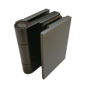 Петля FDP-271 Новая Майя стена-стекло, открывание 90° внутрь, латунь/оружейная сталь