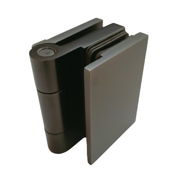 Петля FDP-271 Новая Майя стена-стекло, открывание 90° внутрь, латунь/оружейная сталь