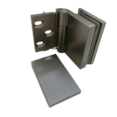 Петля FDP-271 Новая Майя стена-стекло, открывание 90° внутрь, латунь/оружейная сталь