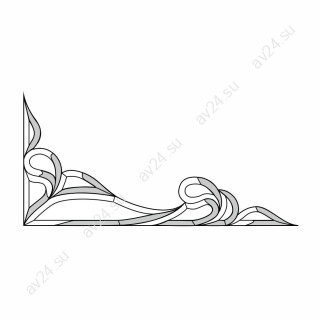 Бевелс VB 214 / RB 214 (9 элементов) 630 х 300 мм