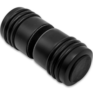 Ручка кноб Йота FDR-141 с одним резиновым торцом, латунь/черный