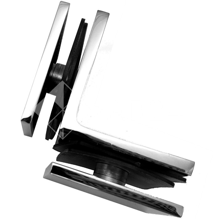 Коннектор Альфа α FDK-14, стекло-стекло 90°, цинк/хром