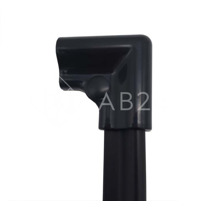 Коннектор угловой FDPA-403 порог-порог, ПВХ/черный