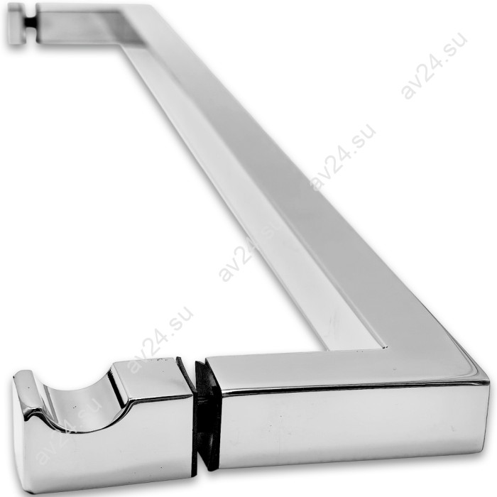 Ручка скоба FDR-85, 19х19х450х1.0 мм FDR-85, нержавейка/полированный