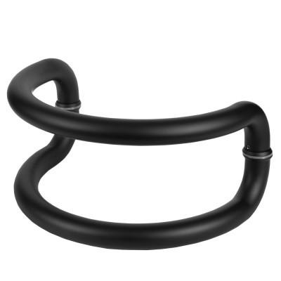 Ручка FKR-209 для стеклянной двери 32x305х337х0.8 мм, нержавейка/черный