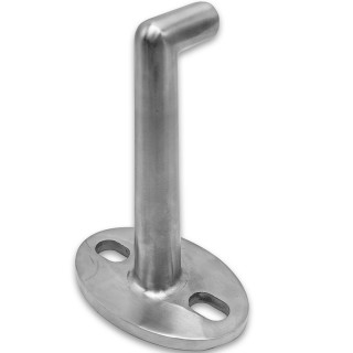 Крепление рутеля FN-110 к стене M14, нержавейка/матовый