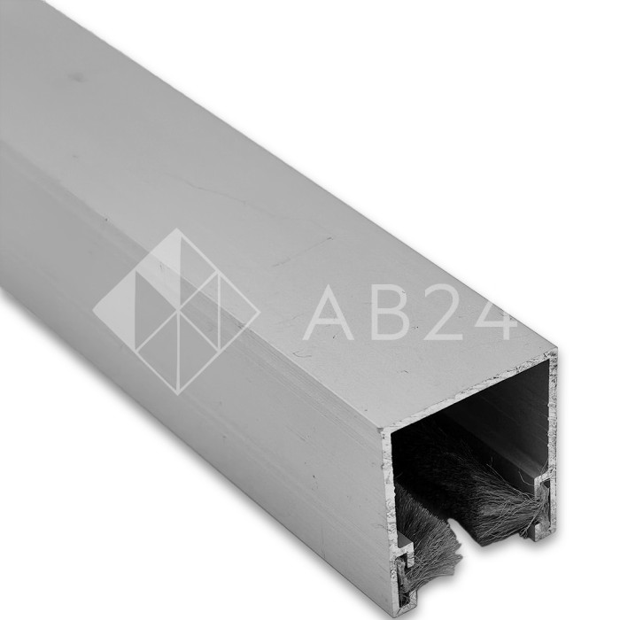 Настенный боковой П-образный профиль FUS-6.3, 3 м, алюминий/сырой